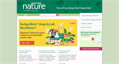 Desktop Screenshot of boutique-nature.fr