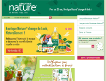 Tablet Screenshot of boutique-nature.fr